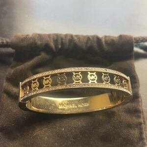 Michael Kors Gold Logo Bangle